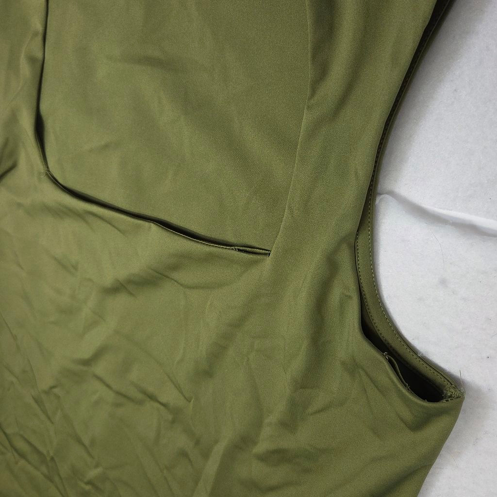 Women's No Boundaries Olive Green Square Neck Tank Top L - Picture 3 of 10